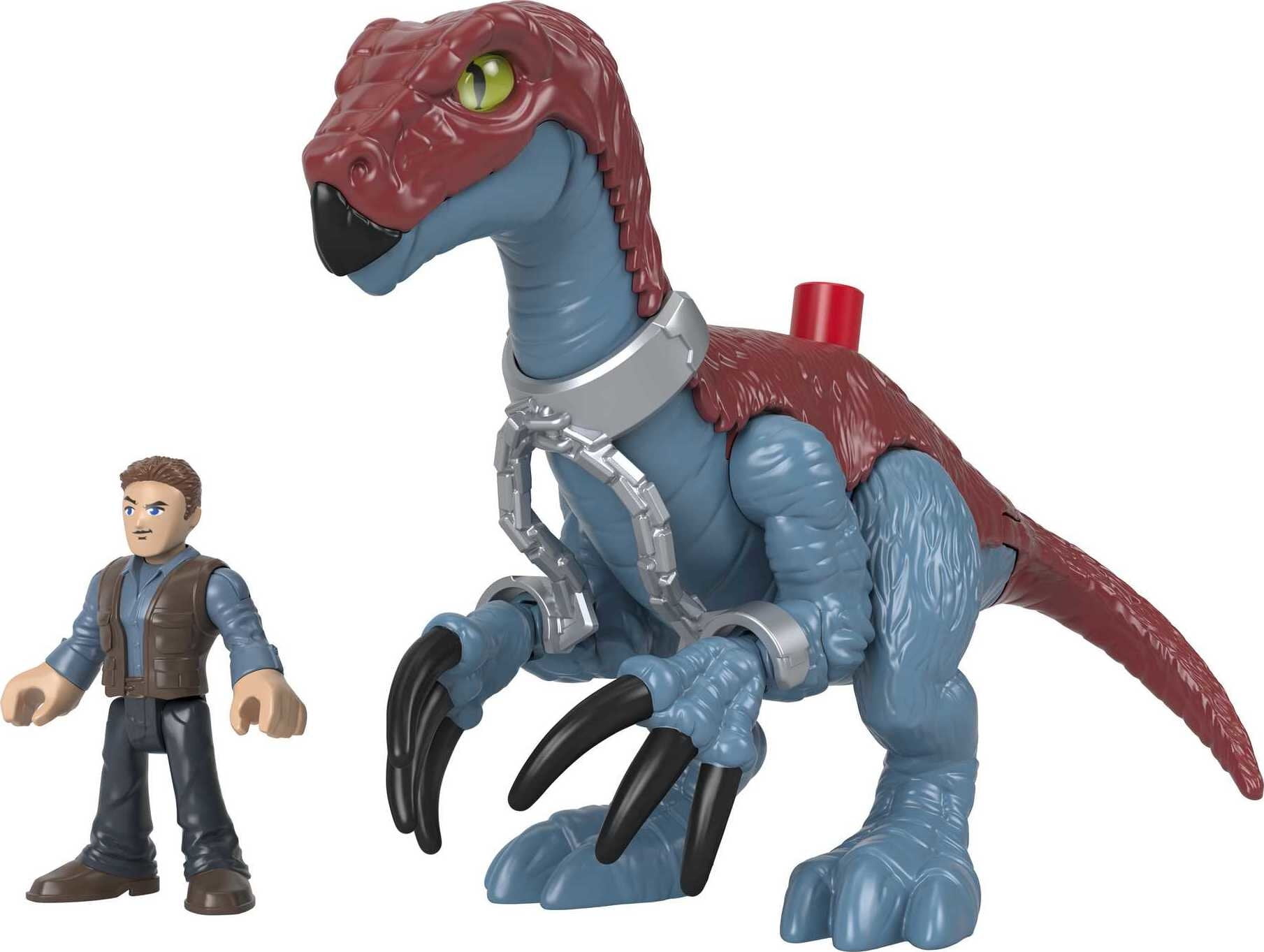 Kids T-Rex Dinosaur Lights Sounds Owen Jurassic World Imaginext Toy Fun Play New 