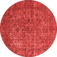 thumbnail image 1 of Ahgly Company Indoor Round Oriental Red Industrial Area Rugs, 7' Round, 1 of 4
