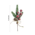 thumbnail image 3 of ¡Compra Ahora y Ahorra!, Ramo decorativo navideño DIY Corona Árbol de Navidad combinado con escaparate de festival Escena de bar Simulación Piña Accesorios Akmoler, 3 of 6