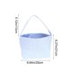 thumbnail image 3 of Bolsa de cesta de conejito de Pascua para niños | Regalo para la búsqueda de huevos de Pascua y Navidad | Bolsa de lona con asa resistente | Amarillo, morado, rosa, azul y verde, 3 of 6