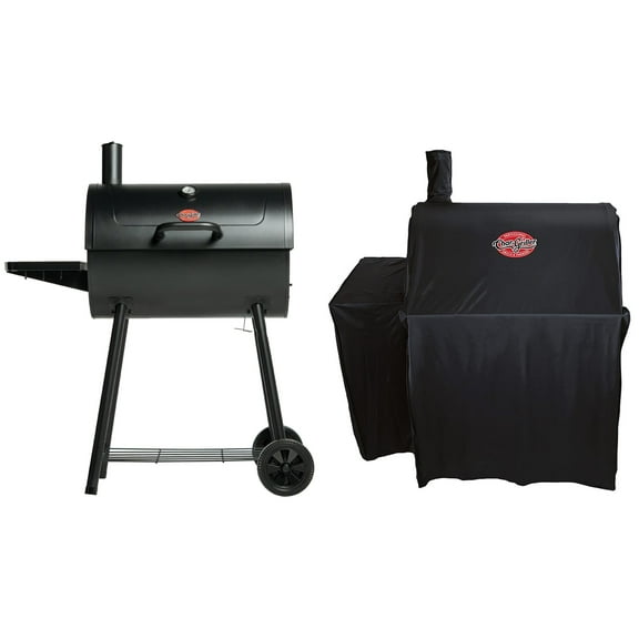 Char-Griller® Barrel Pro™ Charcoal Barrel Grill wcover