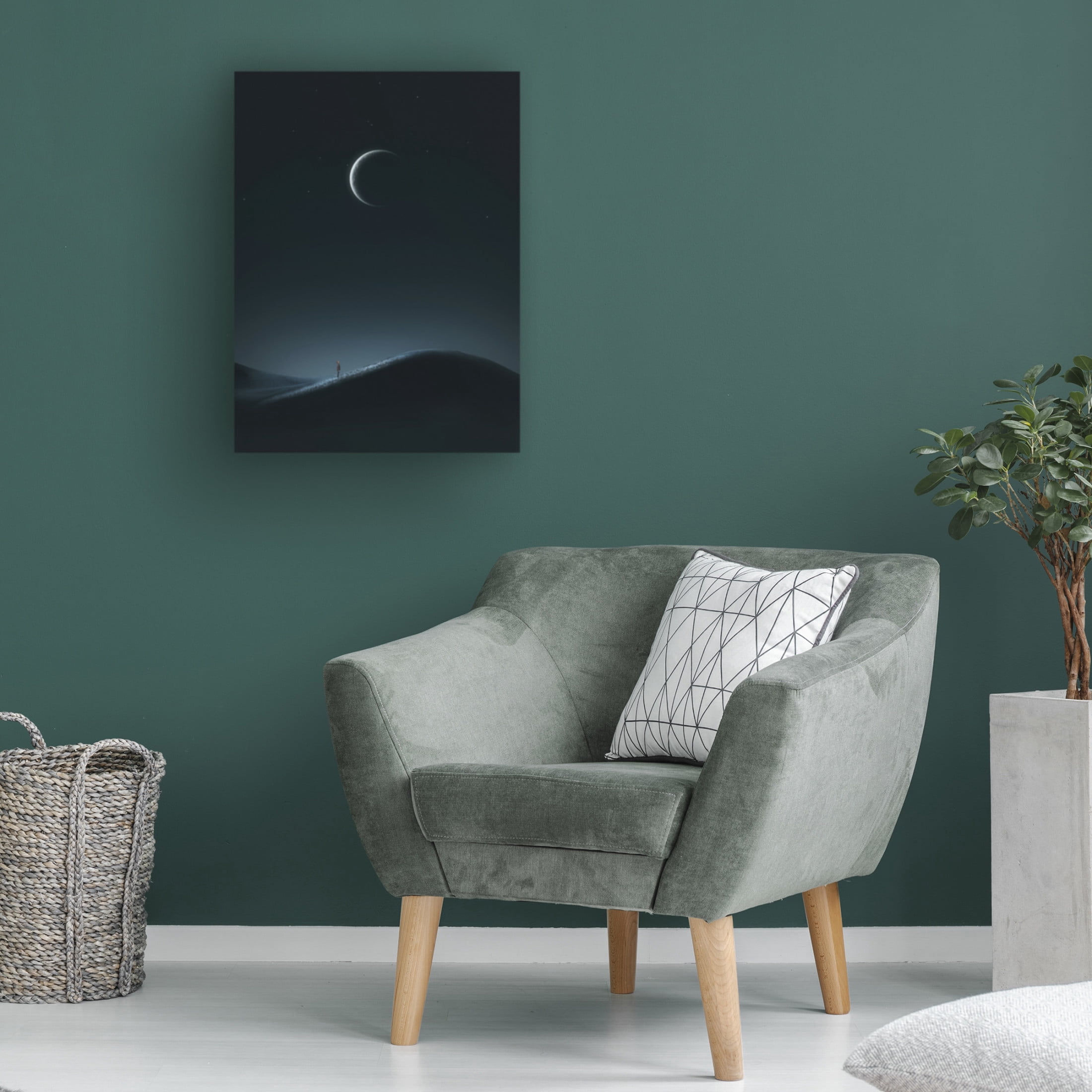 Trademark Fine Art cvv   light and silence Canvas Wall Art