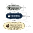 thumbnail image 5 of Designer Organic Fruits And Vegetables Sign (Blue) - Large, 5 of 5