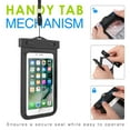 thumbnail image 5 of Waterproof Case Transparent Bag IPX8 Pouch Cover Touch Screen [Black] O1K for Kyocera DuraForce Pro 2 - LG X Venture Power Charge, V40 ThinQ, V35 ThinQ V30 V20 V10, Tribute HD Dynasty 2, 5 of 8