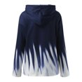 thumbnail image 3 of Sudaderas Mujer Gibobby Invierno y Navidad Suéter suelto casual con capucha y cuello redondo Azul XXL, 3 of 5