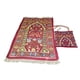 thumbnail image 5 of Alfombra de oración musulmana, alfombras con bolsa de transporte, elegante, alfombra de suelo rectangular Rojo, 5 of 8