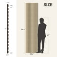 thumbnail image 5 of Upick MDF Acoustic Wall Panels Sound Absorbing, 2 Pack 94.5 x 23.4 inch Sound Proof Foam Wall Panels & Wood Slat Wall Panels for Interior Wall Decor, Oak, 5 of 7