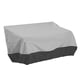 thumbnail image 4 of Funda para banco Oxford Protector de polvo para sofá de patio Funda para sofá de jardín Protector para muebles de exterior, gris y negro Eigraketly HA3838-02B, 4 of 7