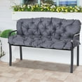 thumbnail image 2 of Outsunny 2 Seater Garden Bench Cushions, 3.9 Inch Thick Outdoor Soft Pad, 2 of 9