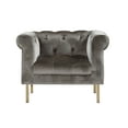 thumbnail image 2 of Chic Home Julian Velvet Upholstered Accent Club Chair, 2 of 4