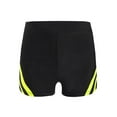 thumbnail image 2 of TiaoBug Kids Boys Shorts Athletic Sports Gymnastics Yoga Workout Tumbling Practice Activewear Biker Shorts Fluorescent Yellow 14, 2 of 6