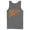 Charcoal, variant on Men's Justice League Shazam Text Logo Tank Top Charcoal Small
