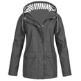 thumbnail image 1 of Heliisoer Veste de Pluie Imperméable à Capuche Coupe-Vent pour Femmes, 1 of 3