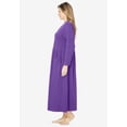 thumbnail image 3 of Only Necessities Plus Size Long Snap-Front Knit Lounger, 3 of 6
