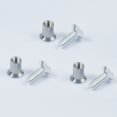 thumbnail image 4 of Juego Tornillos Nab HUB 24 Piezas Kit Tornillos Metal Alta Durabilidad Acero Inoxidable Fácil Instalación Juego Universal Tornillos Nab 10 5" 1 4" para 3M AMPEX TEA, 4 of 9