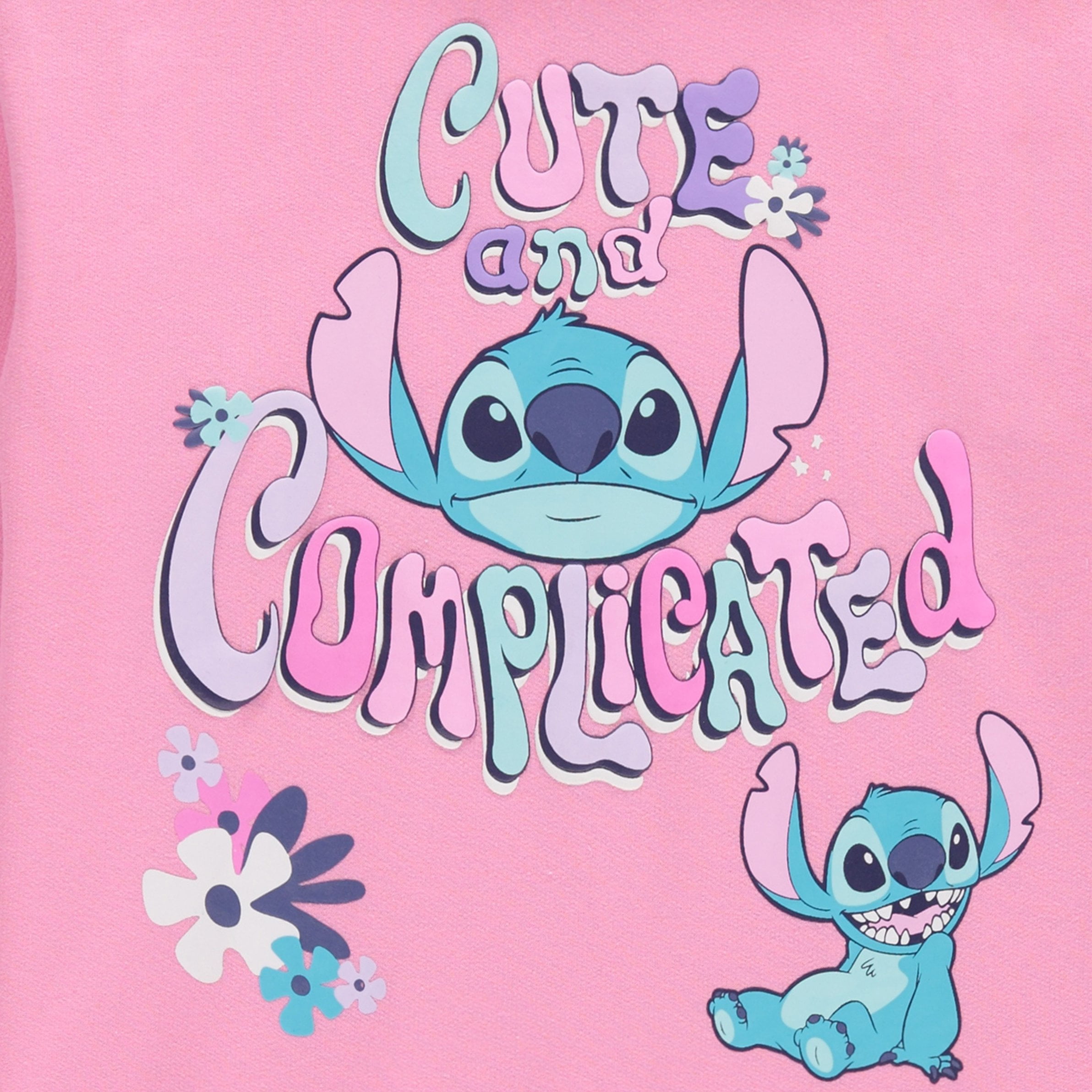 Disney Girls Lilo & Stitch Clothing Set - Stitch Sweatshirt Hoodie and Jogger - 2-Piece Outfit Set - Sizes 4-31