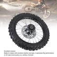 thumbnail image 4 of Assembly 14 Inch Dirt Bike Front Wheel Assembly 60/100-14 2.5-14 Tire Inner Tube 12mm Rim Axle with Brake Rotor for 125 140 150 160mL Off Road Motorcycles, 4 of 7