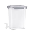 thumbnail image 1 of Ounissouiy Bebida de agua fría Nevera Botella de jugo Jarra Tapa Dispensador de bebidas Plástico 3.5L Gran capacidad Hogar Cocina Fiesta Gris Type2 NO2, 1 of 6