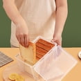 thumbnail image 4 of Toast Storage Box Bread Container Transparent Bread Box Plastic Bread Box Fresh Keeping Box, 4 of 5
