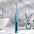thumbnail image 3 of Luckky Electric Toothbrush, Oscillation & Vibration Sonic Electric Toothbrush for Adults with 4 Brush Heads, Waterproof Rechargeable Travel Powered Toothbrush (Blue), 3 of 8