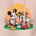 thumbnail image 3 of Disney - Mickey & Friends - Mickey & Minnie Enjoy the Sunset - Juniors Cropped Pullover Hoodie, 3 of 5