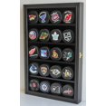 thumbnail image 3 of 20 Hockey Puck Display Case Cabinet Holder Wall Rack 98% Uv Protection Also Fits Pucks In Square Plastic Case (Black Finish), 3 of 4
