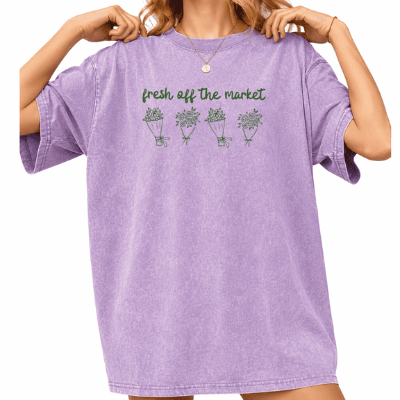 COZYMY Women's Neutral Wedding Humor Graphic Vintage Washed T-Shirt Short Sleeve Loose Fit Summer Tee