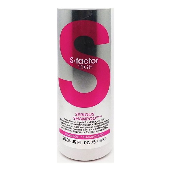 S Factor TIGI Serious Shampoo 25.36 Fl Oz.