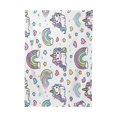 thumbnail image 6 of WOBOGO Pattern with Cute Unicorns and Rainbows Square Tablecloth 54×54in Polyester Fabric Tablecloth Washable Dust Resistant Wrinkle Resistant, 6 of 9