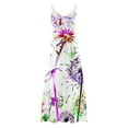 thumbnail image 5 of Qiopertar Robe d'Été Imprimée Décontractée Sans Manches Col en V pour Femmes en Solde Livraison Gratuite à Moins de 5$ jusqu'à 90 % de Réduction, 5 of 5