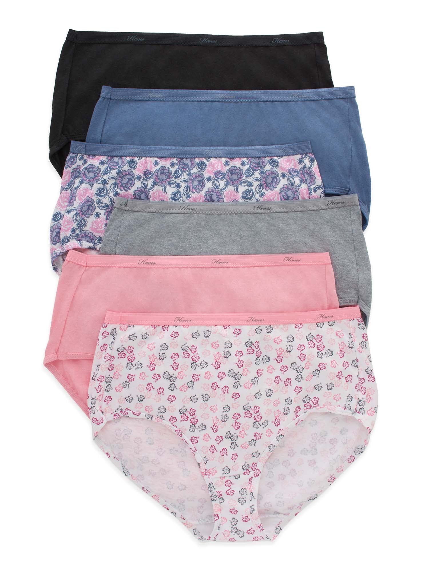 Hanes Women's Cotton Briefs with Cool Comfort® 6Pack Fashion 7