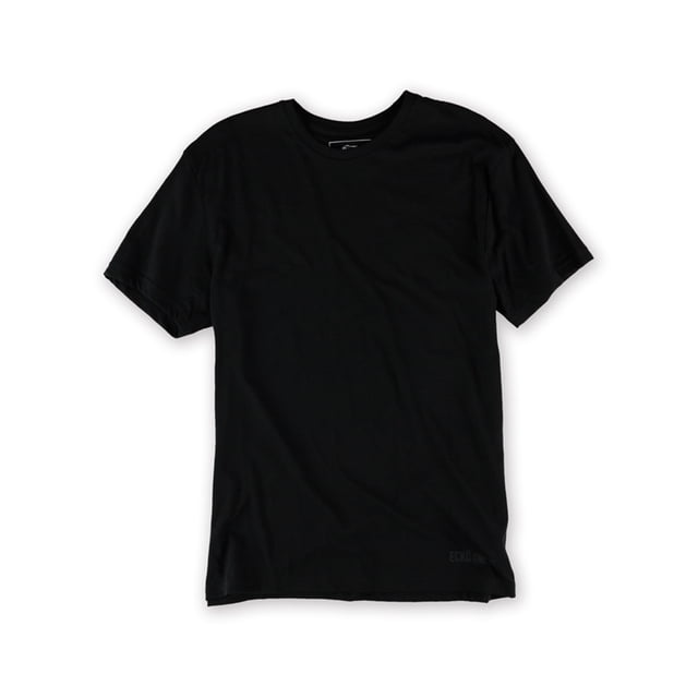 Ecko Unltd. Camiseta básica Solid Crew para hombre, negra, extra pequeña