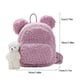 thumbnail image 3 of Sonducket Durable y ligero suave de la mochila del conejito del poliéster para la mochila del conejito de la felpa de los niños lisa Mochilas Rosa, 3 of 6