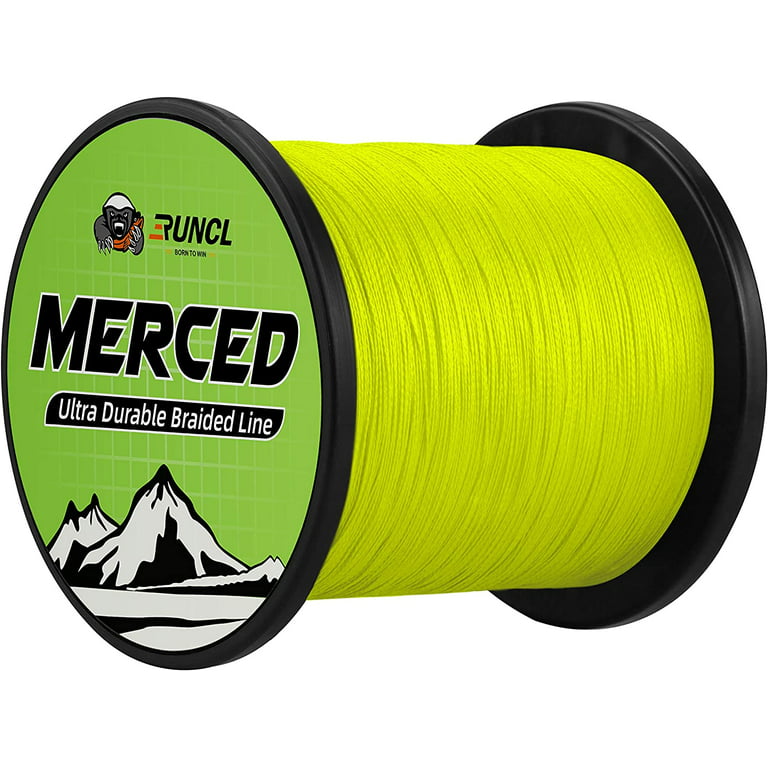 RUNCL Braided Fishing Line Merced, 4 Strands Braided Line - Proprietary  Weaving Tech, Thin-Coating Tech, Stronger, Smoother - Fishing Line for  Freshwater Saltwater (Blue, 6LB(2.7kgs), 300yds) : : Sports &  Outdoors