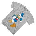 thumbnail image 5 of Disney Men's Donald Duck Shirt, Classic Cartoon Graphic Donald Duck T-shirt Heather – M, 5 of 5