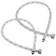 thumbnail image 2 of BRIGHTFUFU 2 piezas de cuenca de cocina manguera manguera de grifo de acero inoxidable manguera conector flexible, 2 of 8