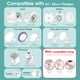 thumbnail image 2 of Inserto de brida para extractor de leche Maymom, 13 mm, compatible con Elvie Medela, 2 of 9