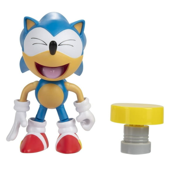 Sonic 4" Figures - Sonic with Spring