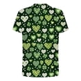 thumbnail image 5 of Blczomt Big and Tall Mens Short Sleeve Shirt Big & Tall St Patricks Day Green Tshirts Summer Irish Clover Graphic Casual Mens Tshirt, 5 of 5