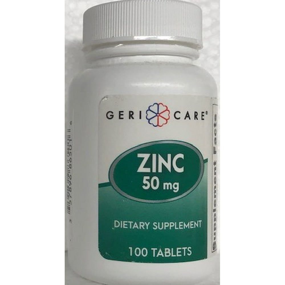 Zinc Sulfate 50mg Equivalent to Zinc 220. 100 Tablets