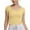 Yellow, variant on Big Kid Crop Tops For Girls Short Sleeve Shirt Girls Summer Tops Square Neck Slim Fit Basic Tee Toddler Fitted Shirt Size 6 for Clothes Big 4t Fall Long Sleeve 14-15 Years White