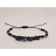 thumbnail image 4 of Trendy Black Obsidian Healing Bracelet Chip Bracelet Handmade Adjustable, 4 of 6