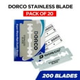 thumbnail image 3 of Dorco Platinum Extra Double Edge Razor Blades - 20 Pack, 3 of 5