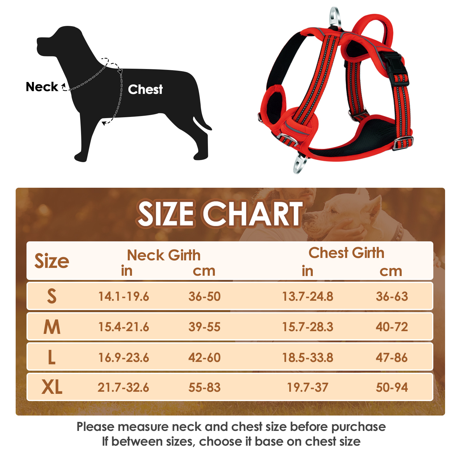 AutoWT No-Pull Dog Harness Large photo 2