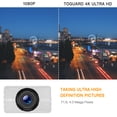 thumbnail image 2 of TOGUARD Dash Cam, 4K UHD Front Dash Camera，3'' Car Camera with 170° Wide Angle, WDR, G-Sensor, Parking Mode, 2 of 7
