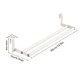 thumbnail image 2 of Towel Rail Radiator Towel Rail Heating No Drilling 2 Bars Rustproof Towel Rail 28/38/48/58 Cm White Radiator Shelf Hanging For Radiator, 2 of 3