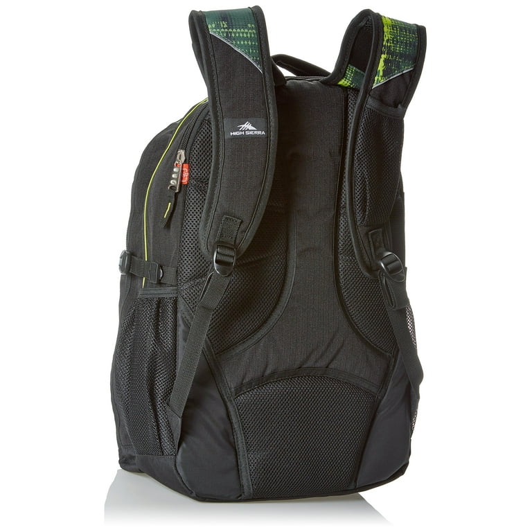 High Sierra Swerve Backpack Black Pattern 19x13x7.75 Inch Walmart