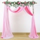 thumbnail image 4 of Cortina de boda de gasa para decoración de bodas al aire libre, arco de tela, diseño de fiesta de Navidad, fondo, 4 of 5