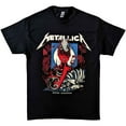 thumbnail image 1 of Metallica Unisex T-Shirt Enter Sandman Poster, 1 of 1