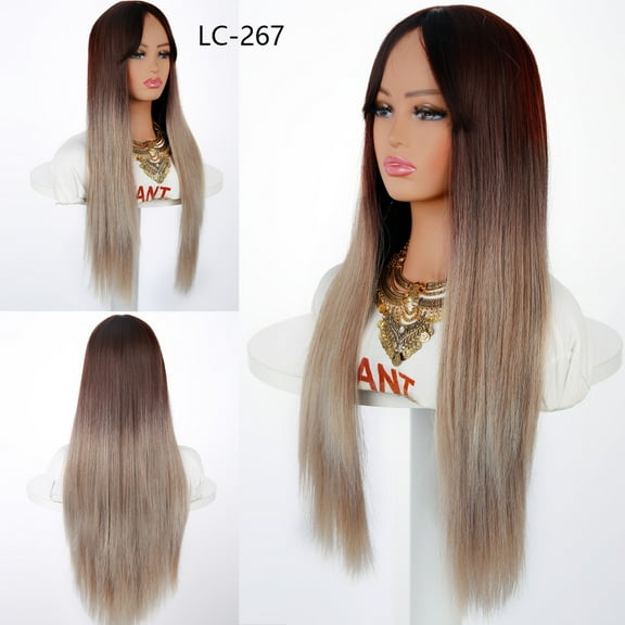 Lace Front Wigs 200% Density Lace Front Wig Pre Plucked Glueless Wigs Straight Black Synthetic lace front wig HD Lace Frontal Wigs natural Lace Closure Wigs for